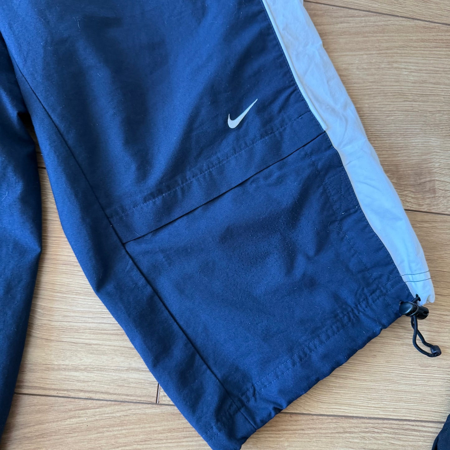Navy + White Nike capris - Size S + M