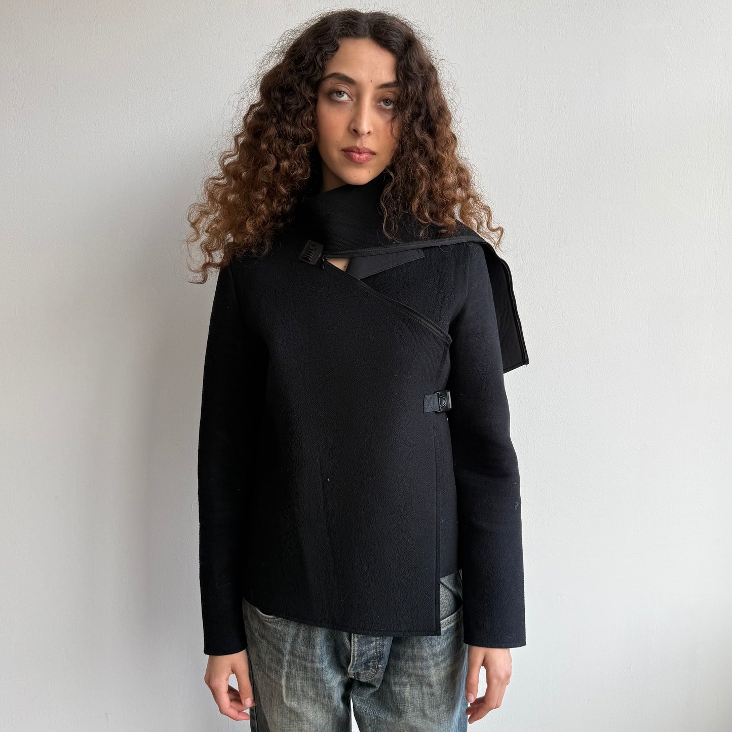 Cop Copine asymmetric neoprene jacket - Size S/M