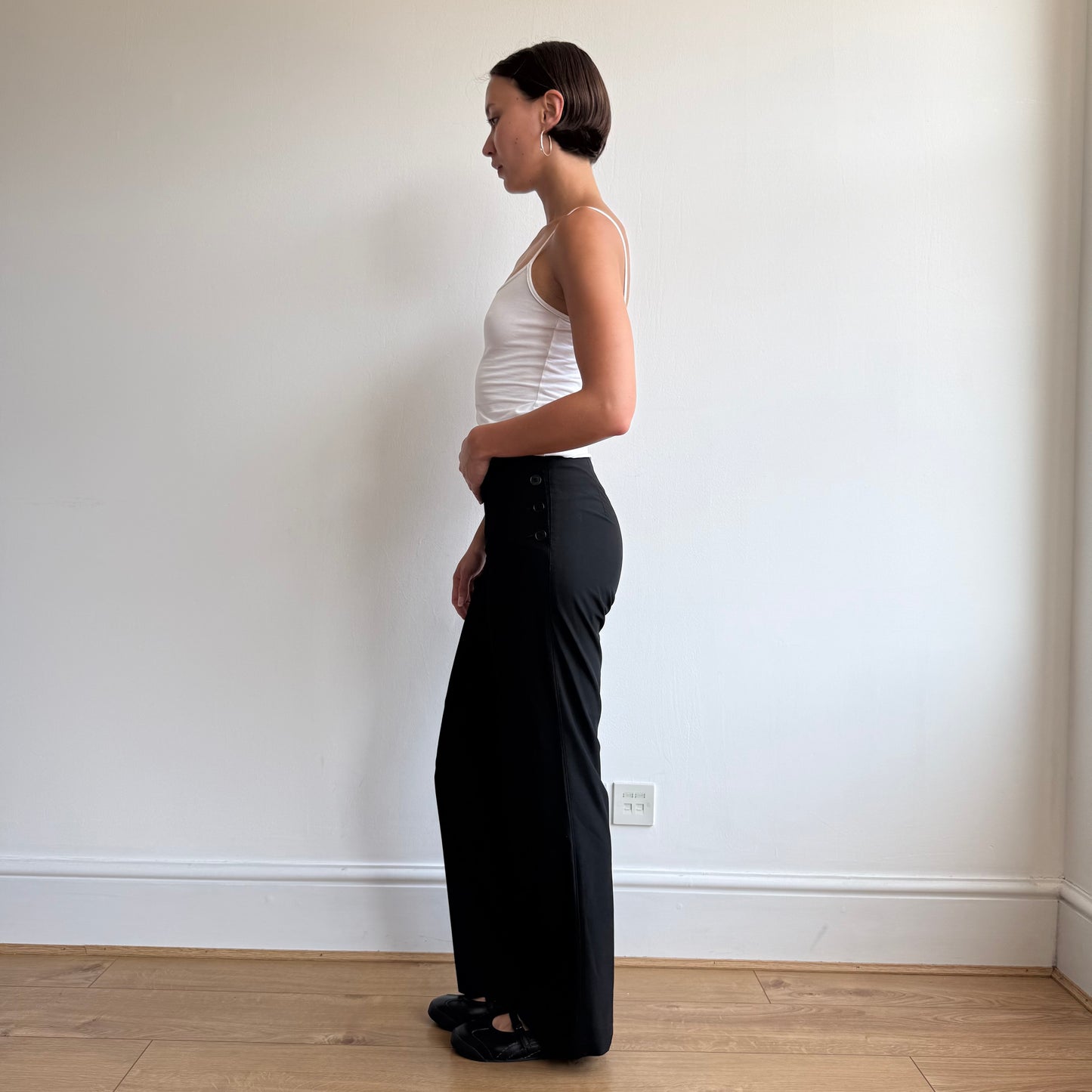 Black Cop Copine sailor trousers - Size S