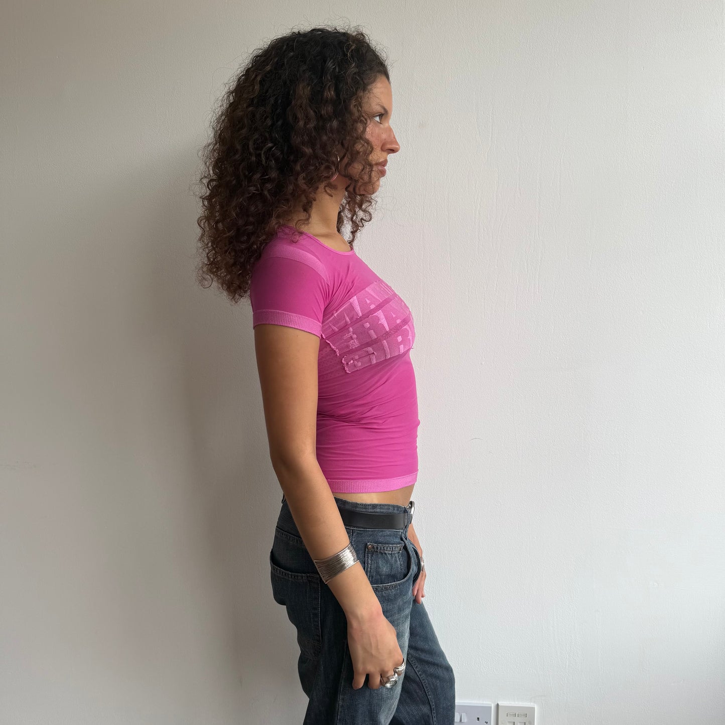 Marithé et Francois Girbaud mesh top - Size S