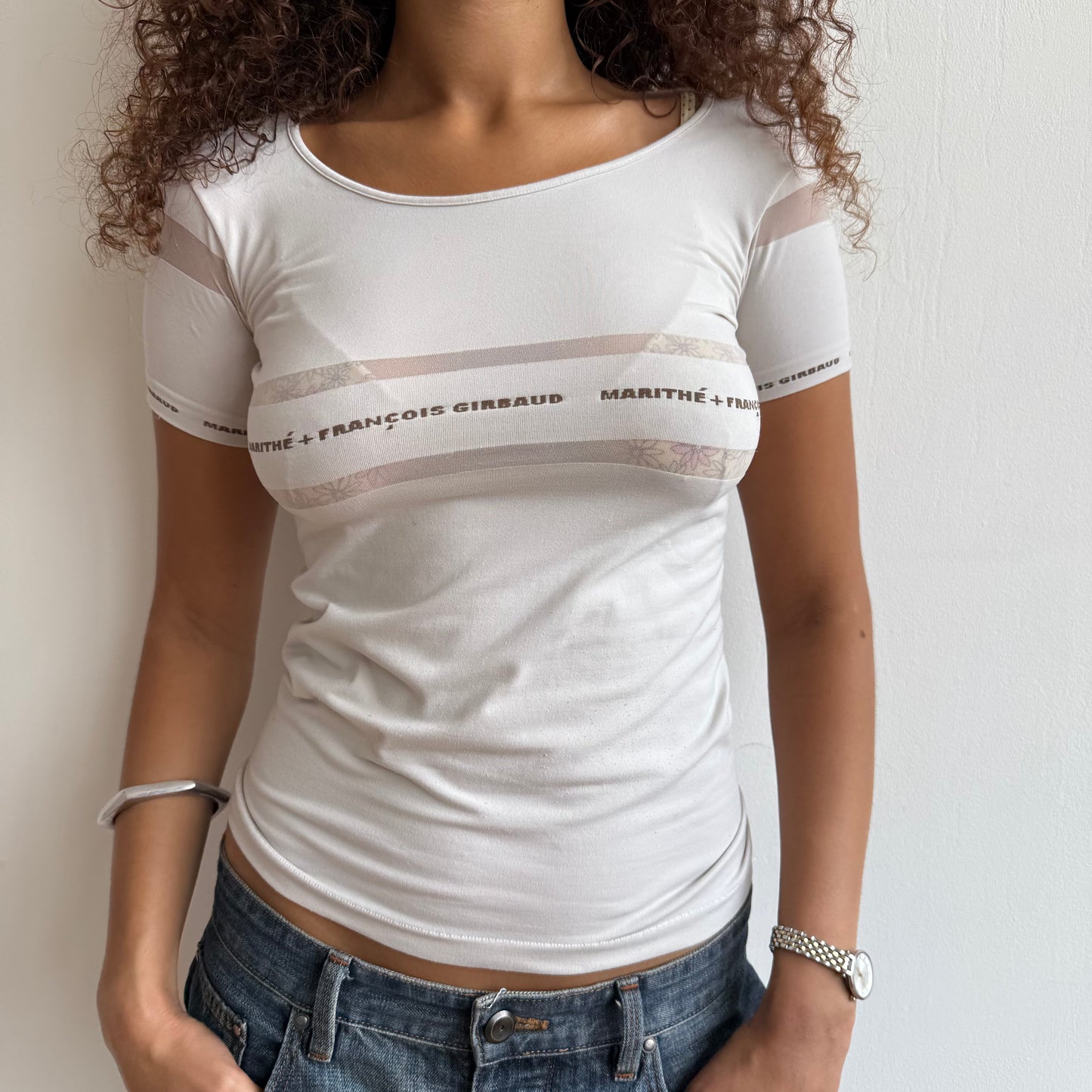 Off white MFG mesh top - Size S