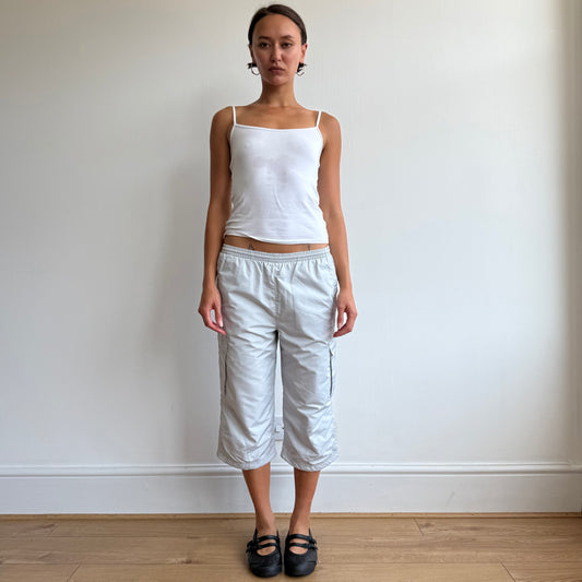 Light grey Adidas capris - Size S