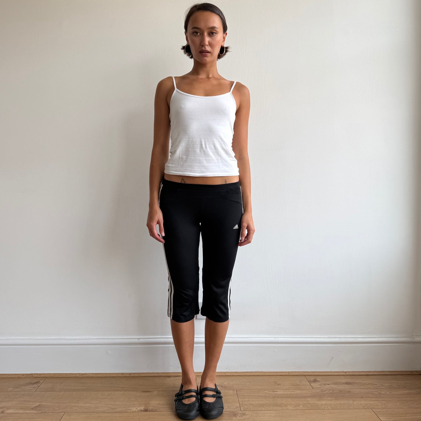 Black Adidas capris - Size S