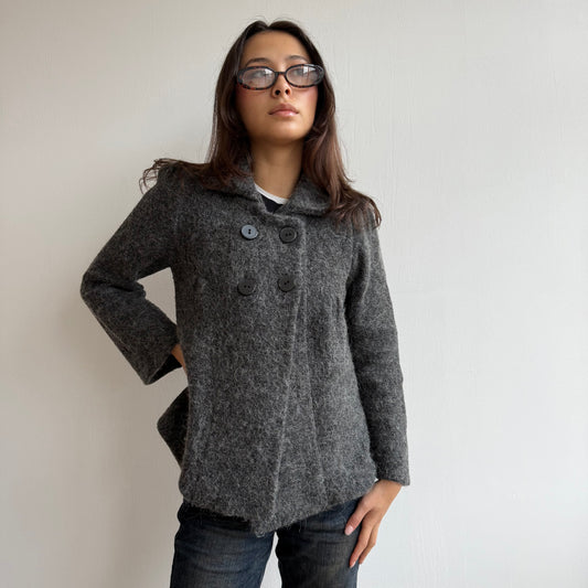 Grey peacoat knit - Size S