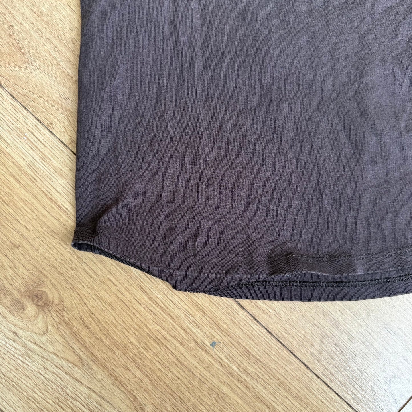 Brown bardot 3/4 sleeve top - Size S