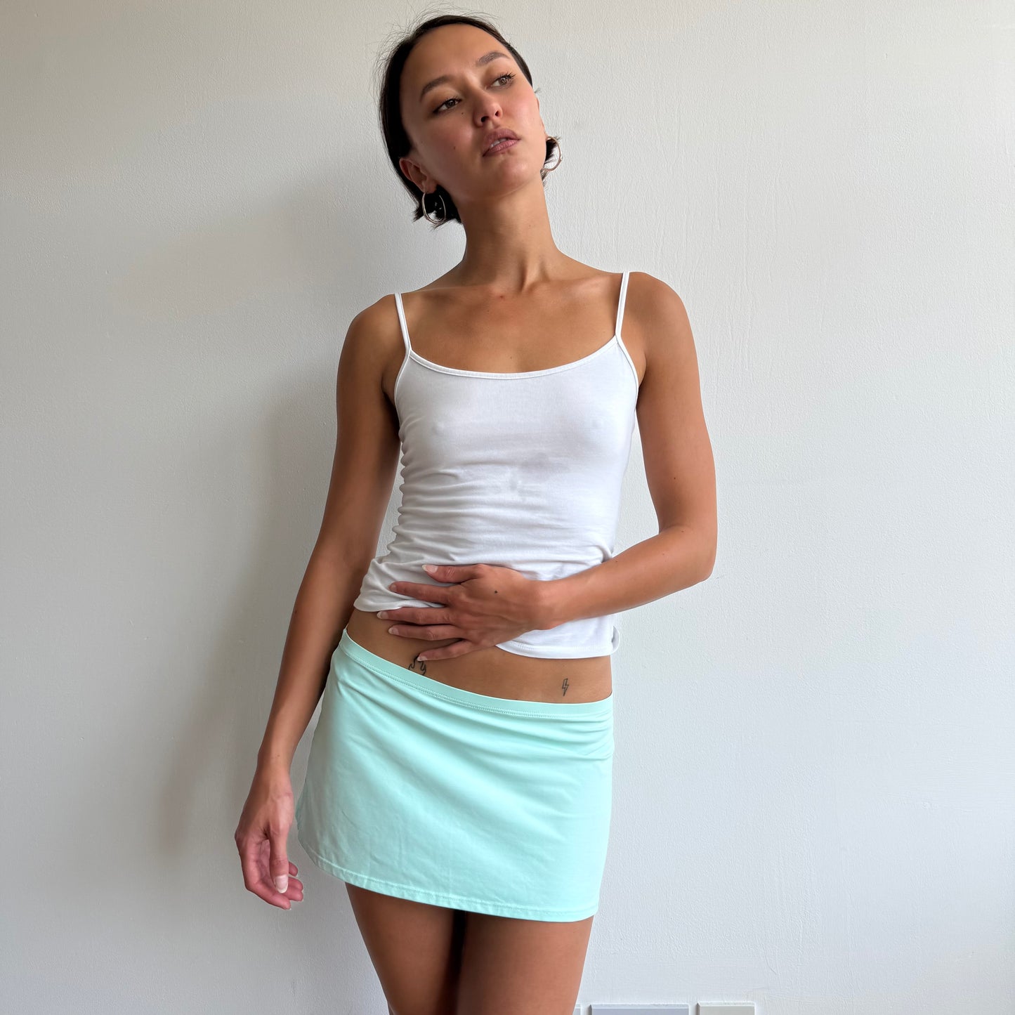 Turquoise Calvin Klein swim skirt - Size S