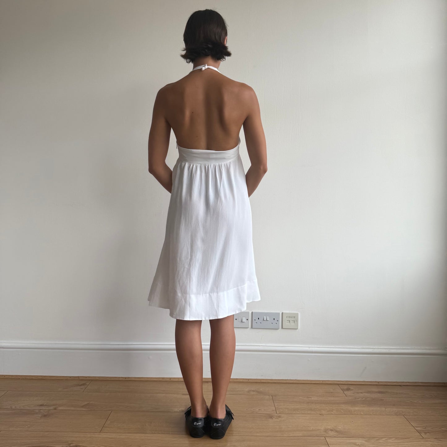 Miss Sixty white halter dress - Size S