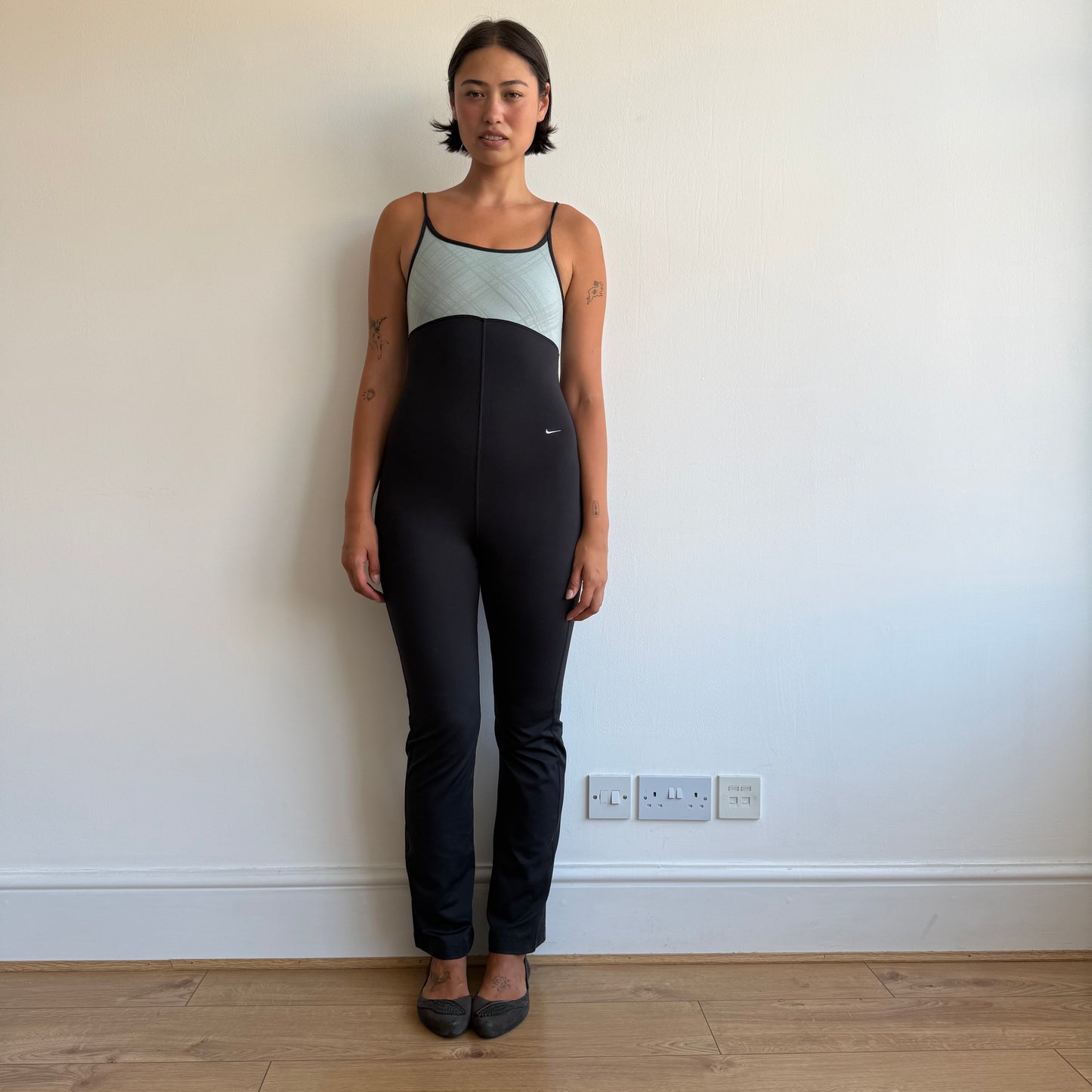 Nike blue flared unitard - Size S
