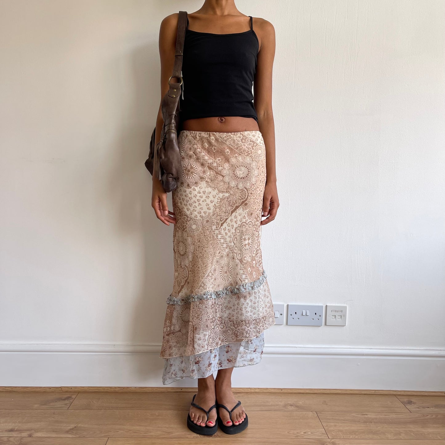 Paisley midi skirt - Size S