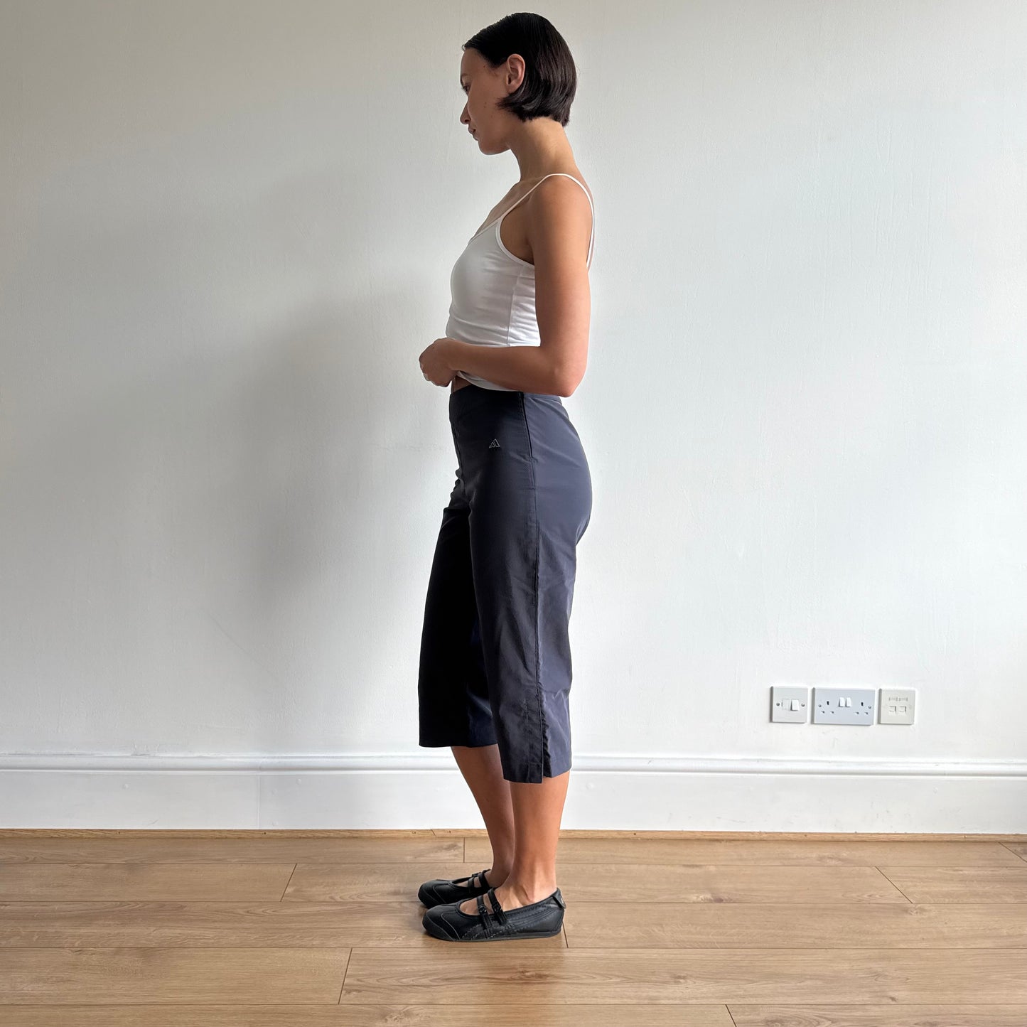 Navy Adidas 3/4 capris - Size XS + S
