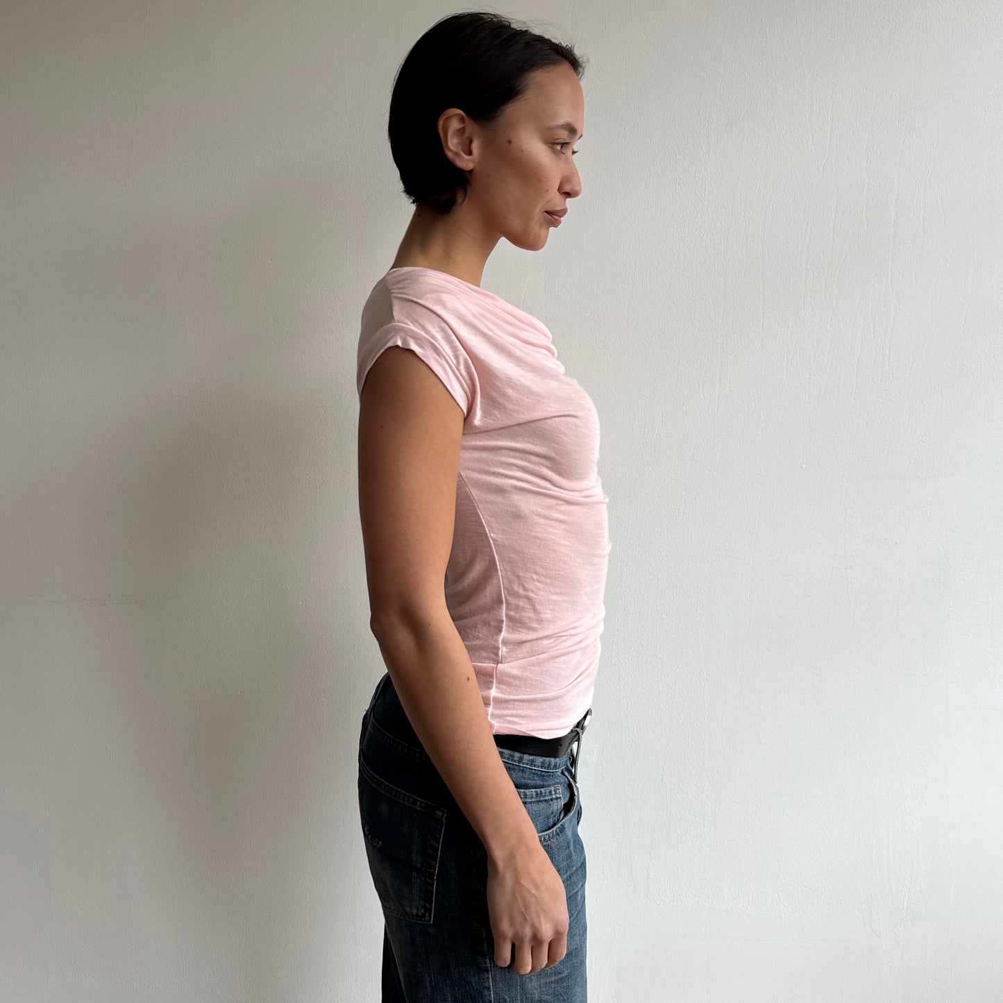 Rose cowl neck top - Size S