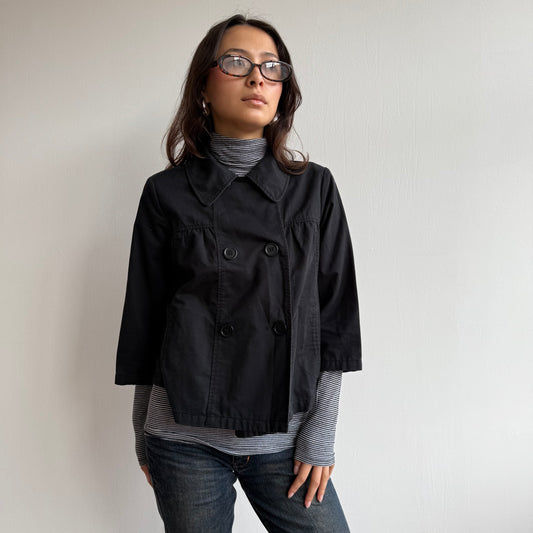 Black peacoat - Size S