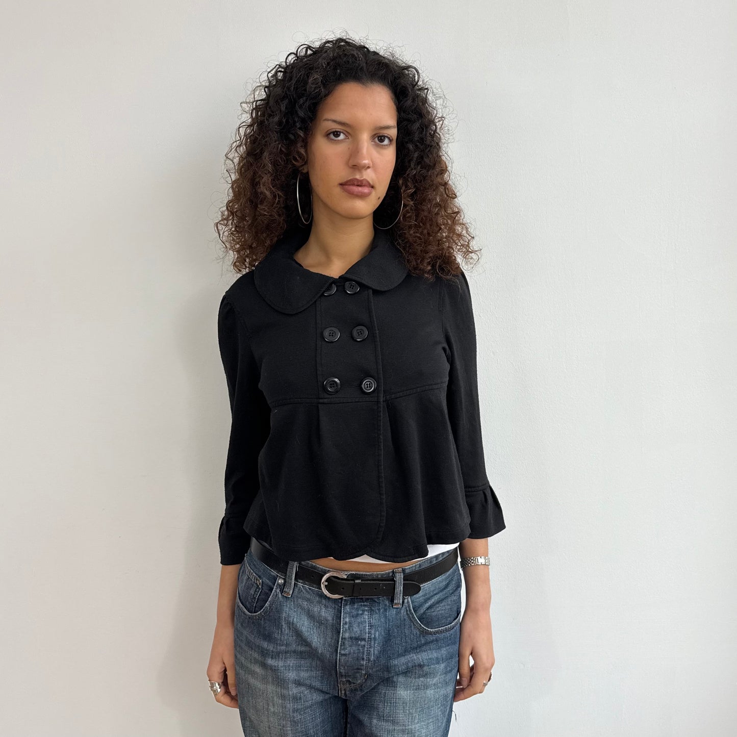 Black peacoat jumper - Size S