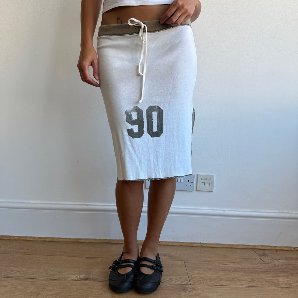 Number 90 graphic midi skirt - Size S-M