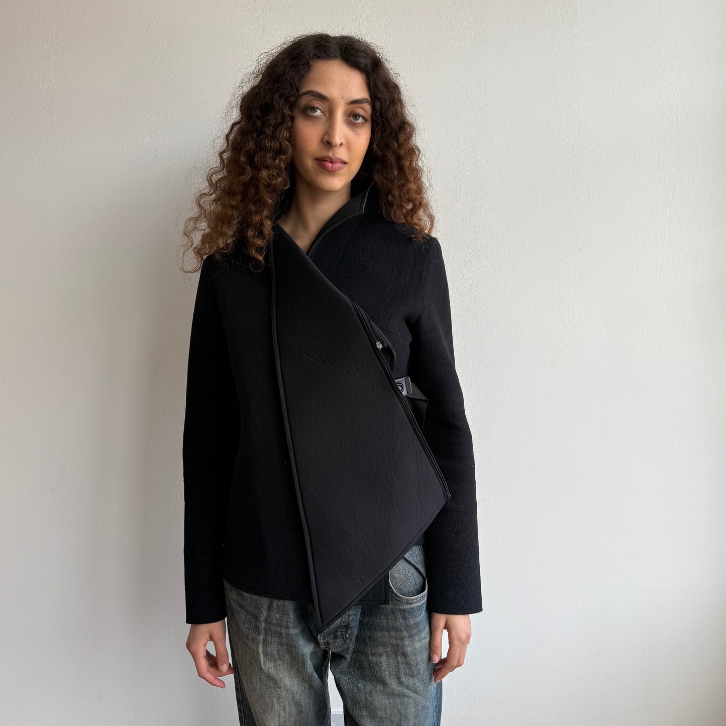 Cop Copine asymmetric neoprene jacket - Size S/M