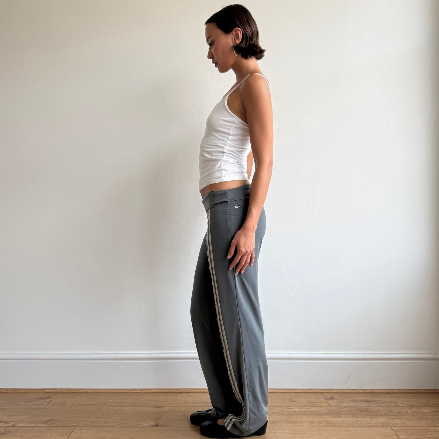 Khaki grey Adidas yoga pants - Size S-M