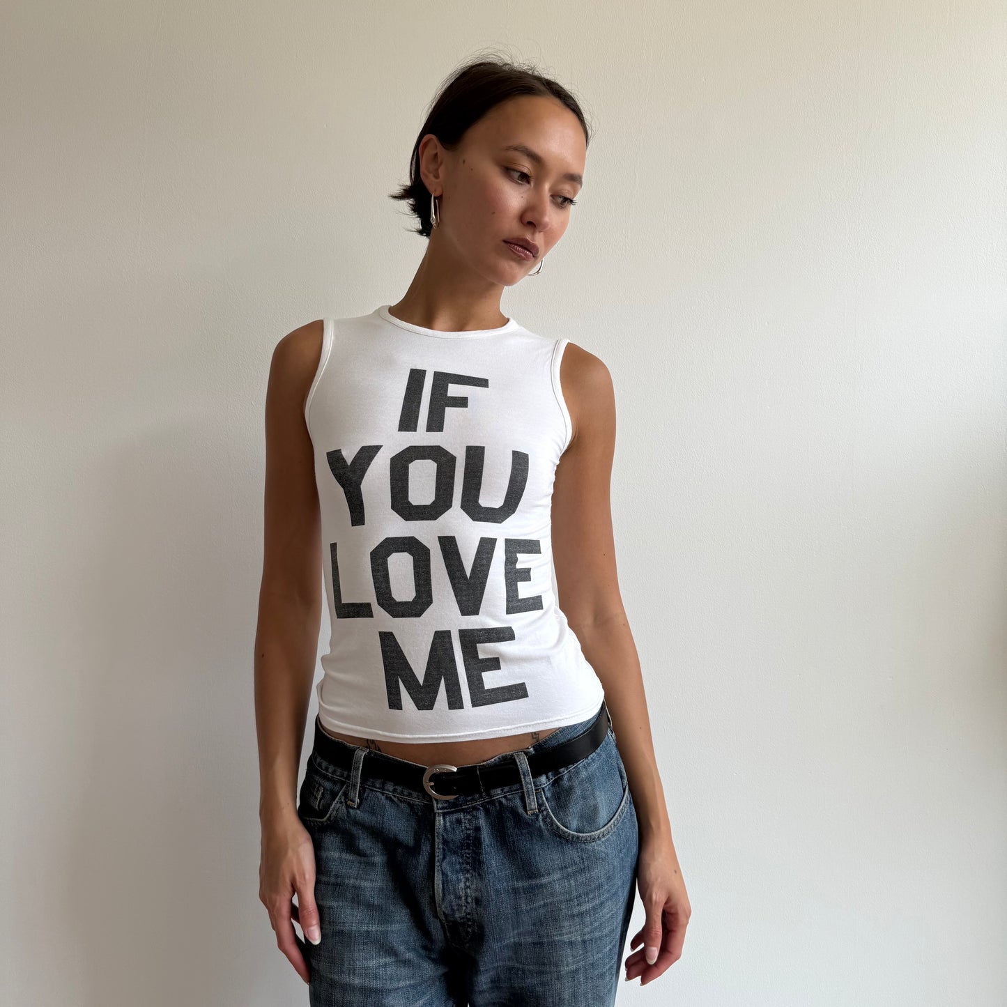 Morgan graphic tank top -Size S