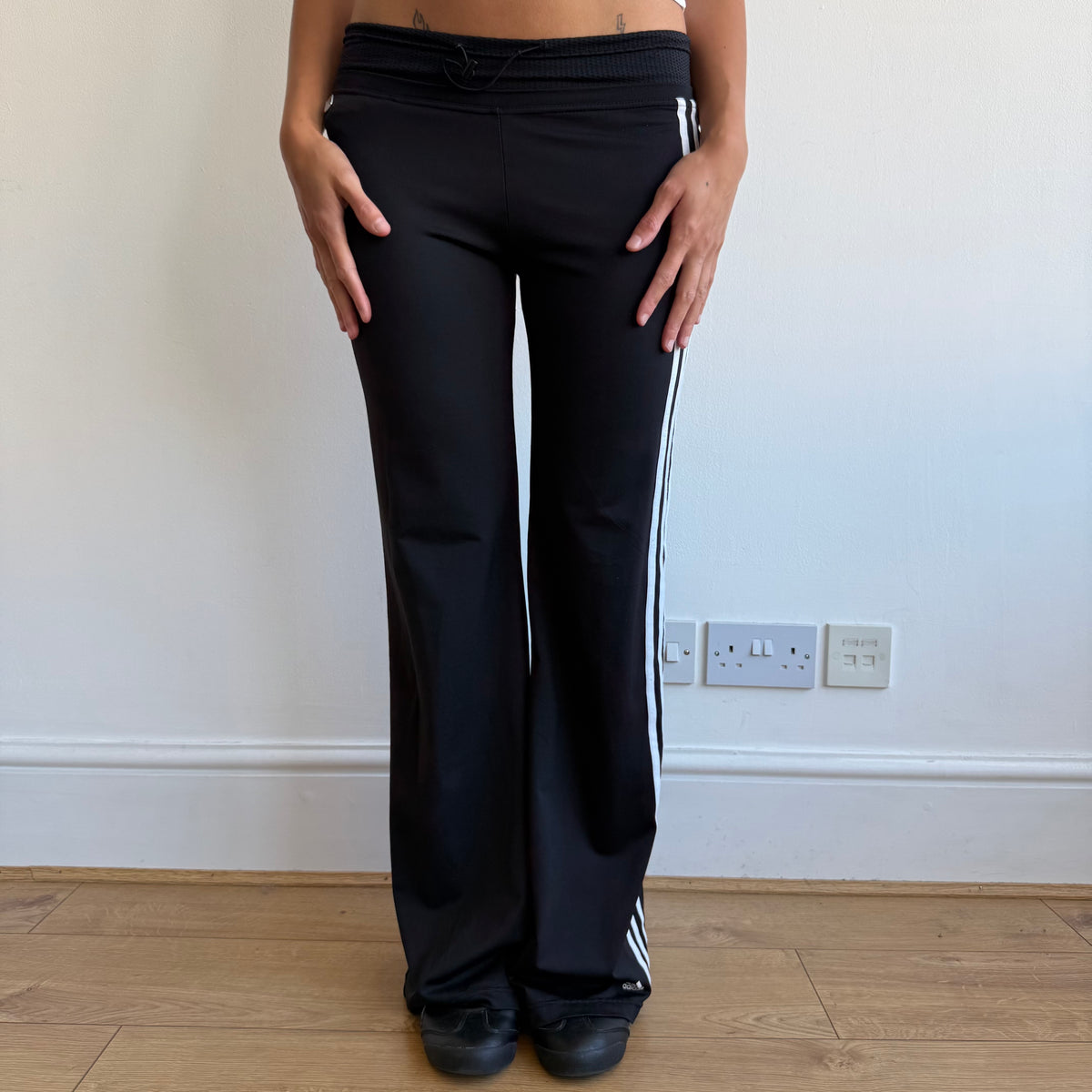 Adidas toggle waist yoga pants - Size S