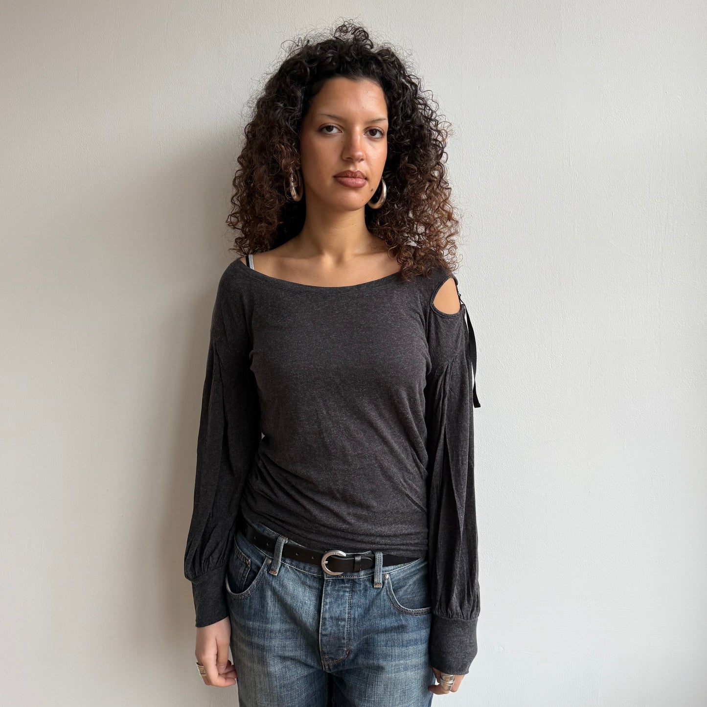 Charcoal Cop Copine knit - Size S + M