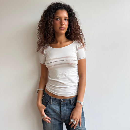 Off white MFG mesh top - Size S