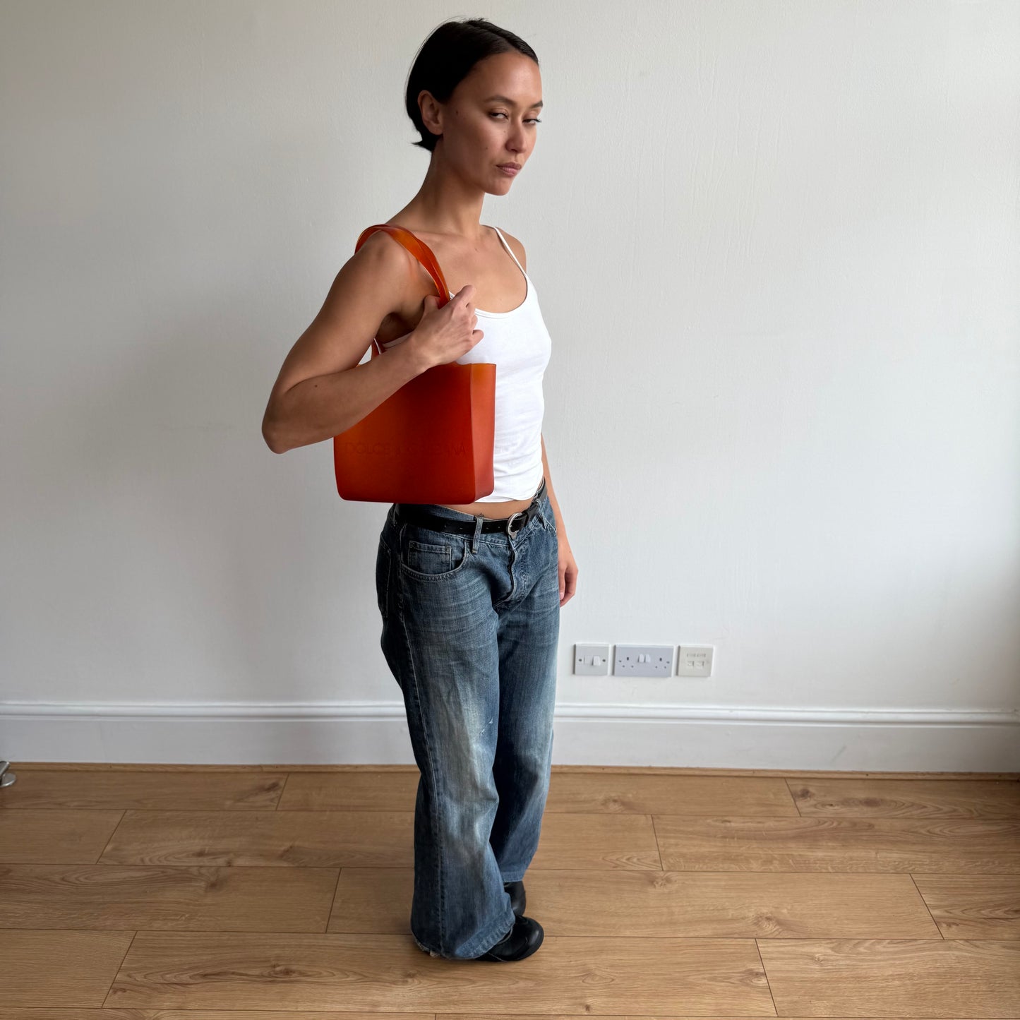 Orange D&G jelly bag - One Size