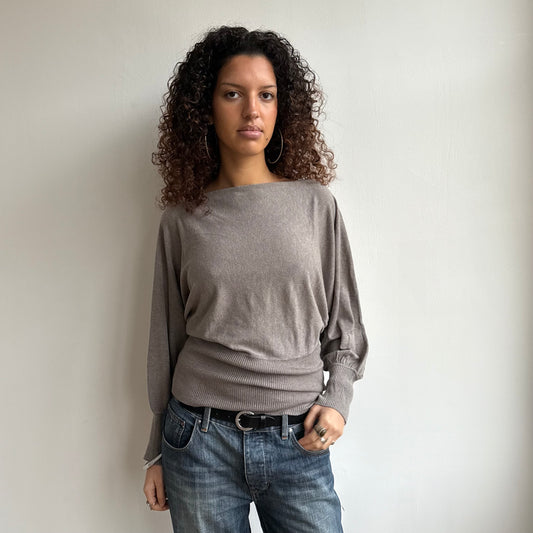 Beige slouchy knit - Size M