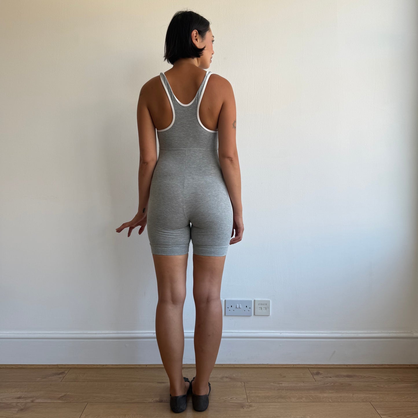 Grey Adidas unitard - Size S