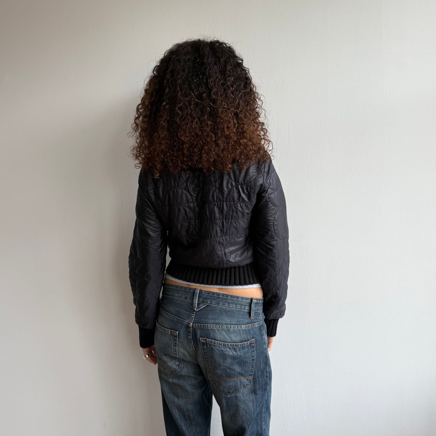 Miss Sixty black quilt puffer - Size S