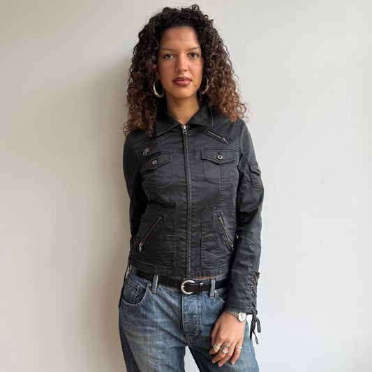 Black corset jacket - Size S