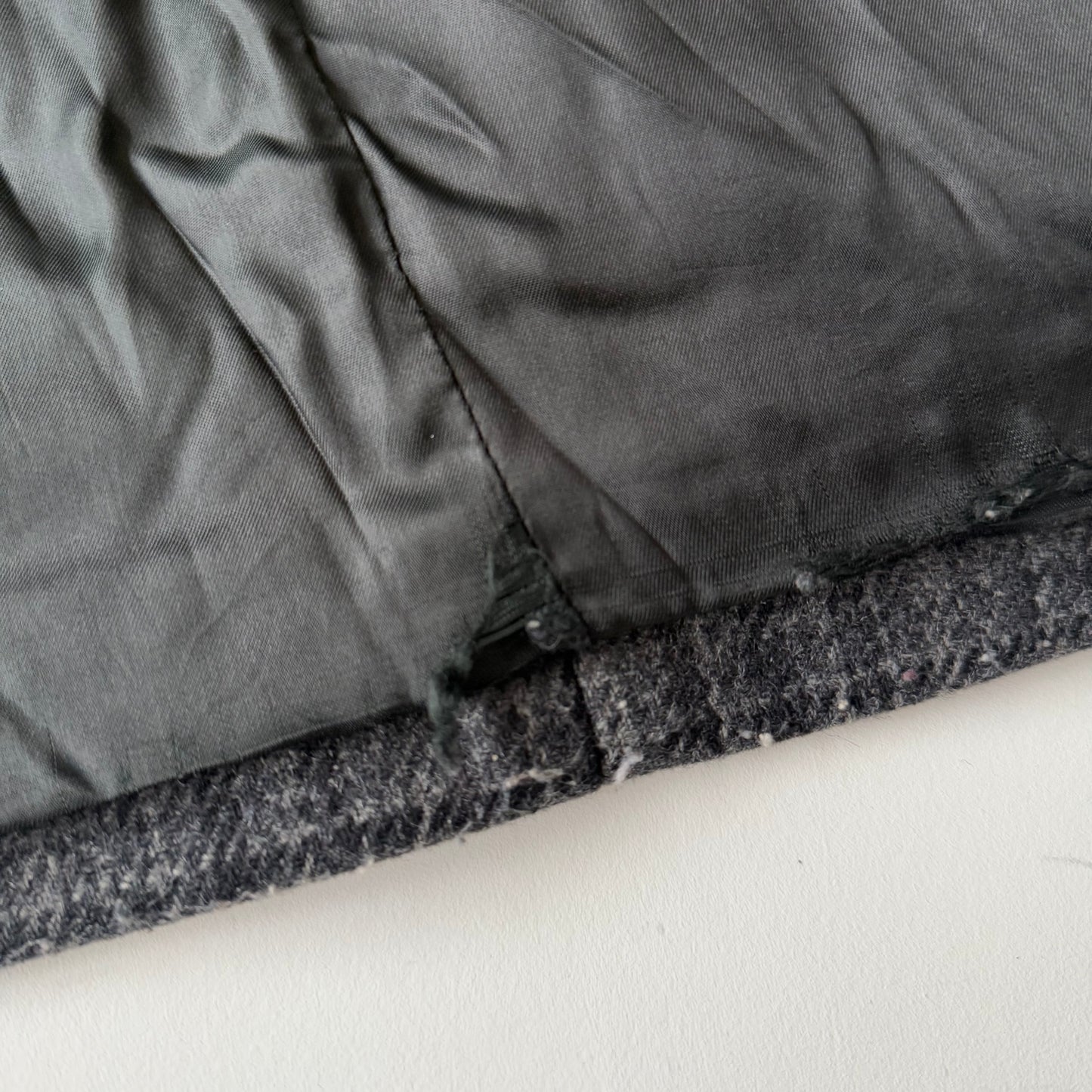 Tartan peacoat - Size S (2)