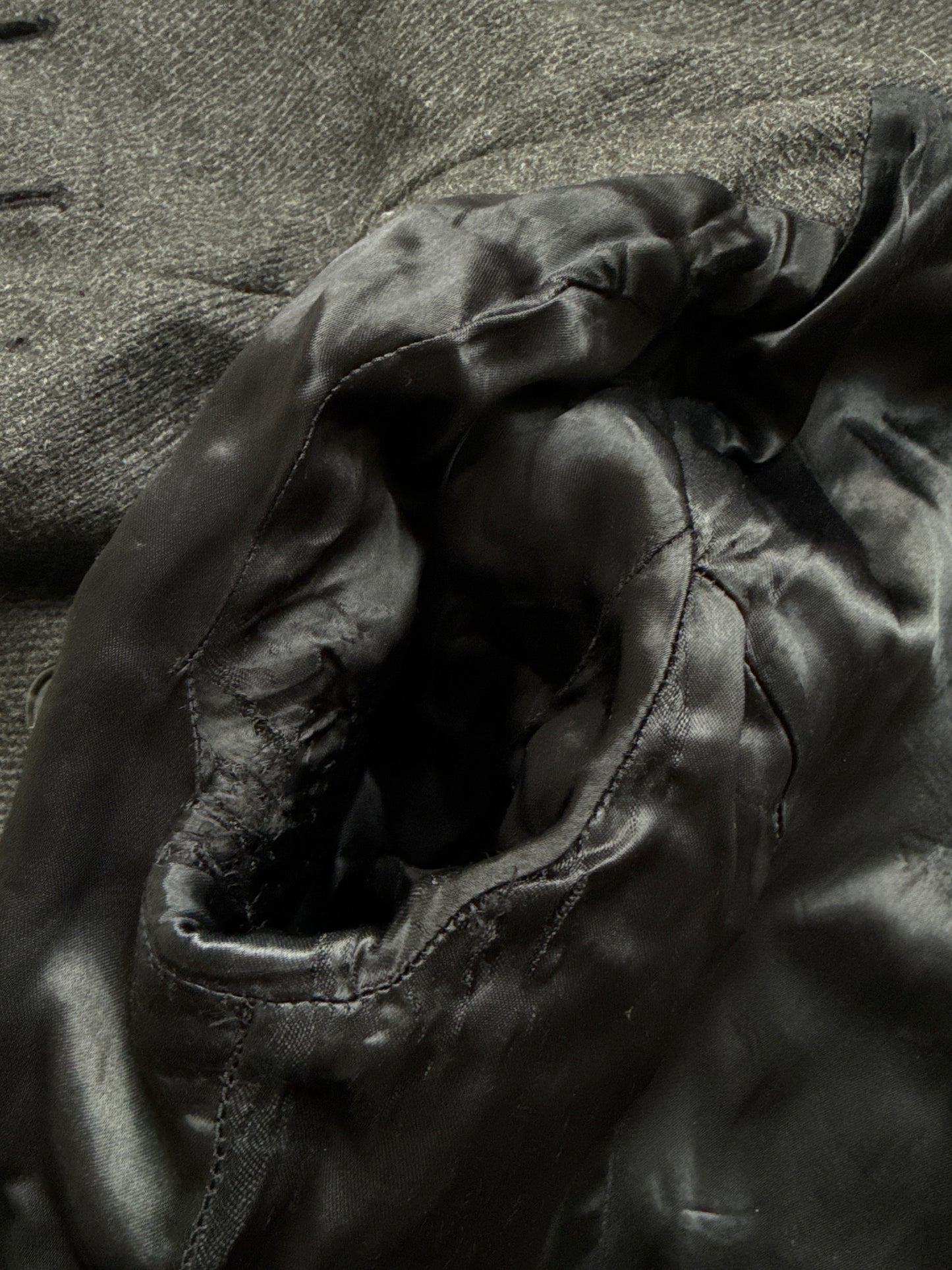 Grey peacoat dress - Size XS