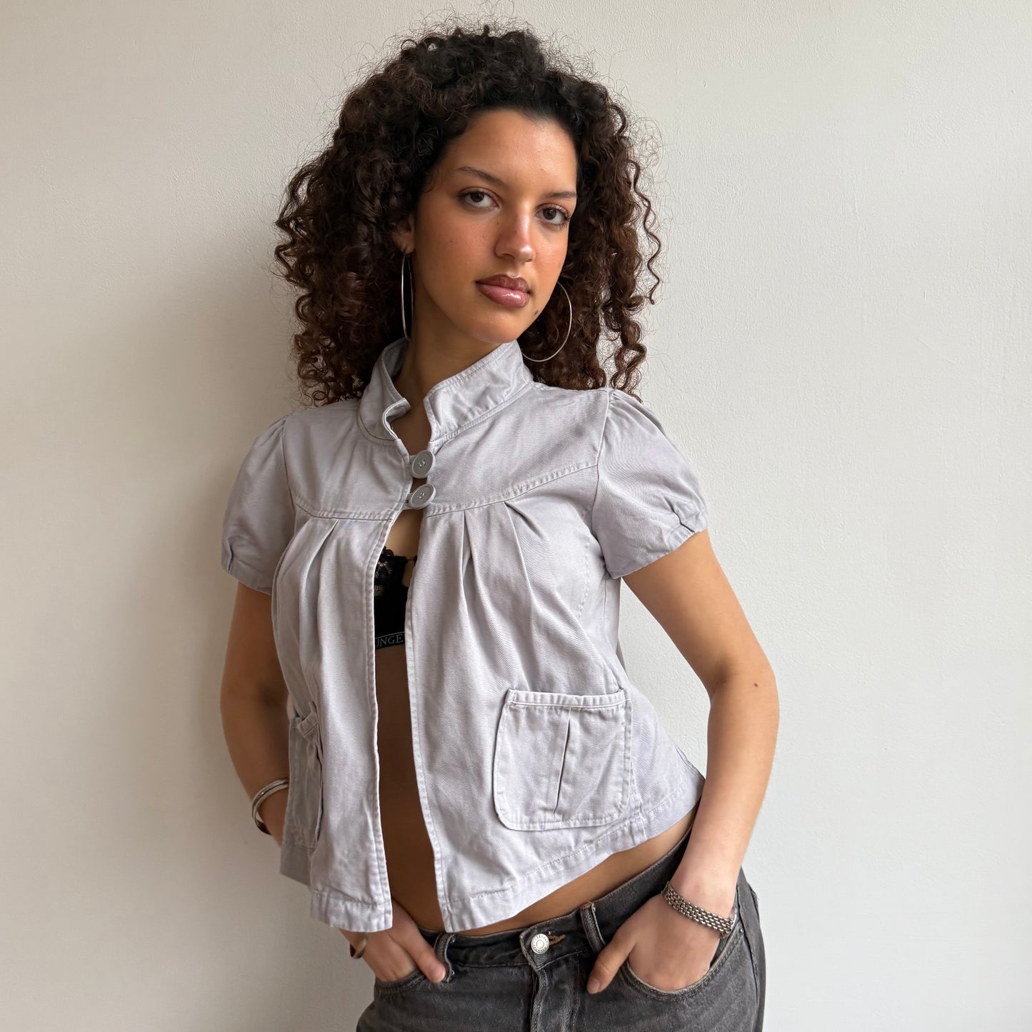 Short sleeve peacoat - Size S