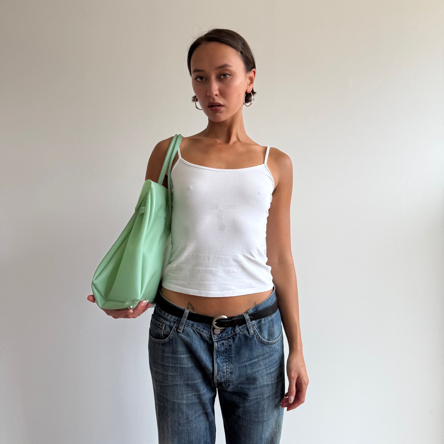 Mint jelly ‘firkin’ bag - One Size