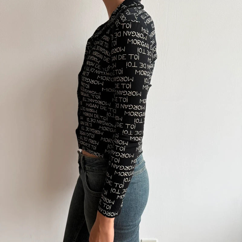 Morgan de toi monogram shirt - Size S