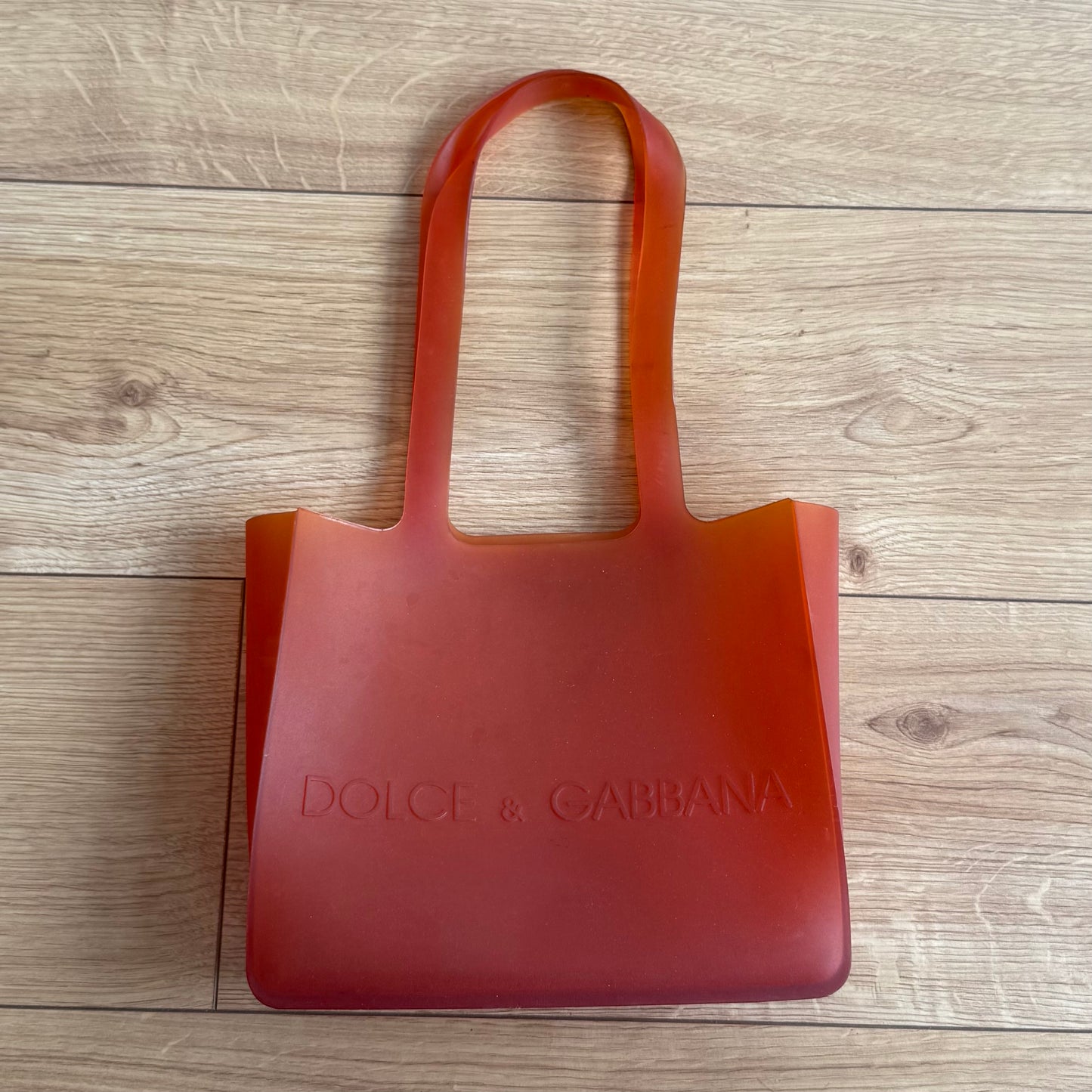Orange D&G jelly bag - One Size