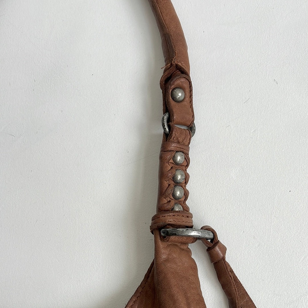 Brown cross-body bag - OS
