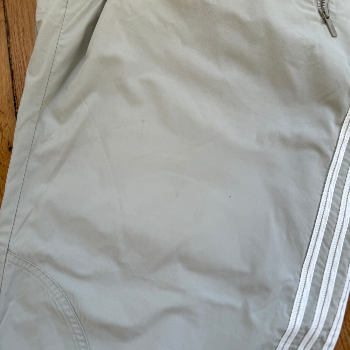 Beige Adidas belt capris - Size M