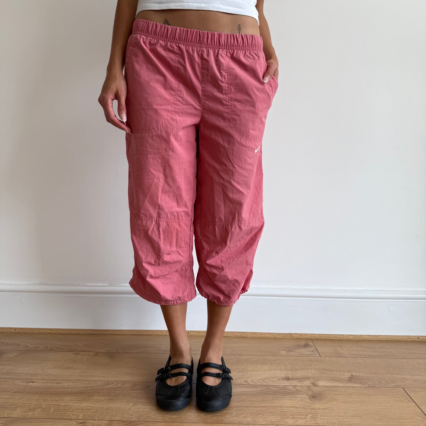 Pink Nike capris - Size S