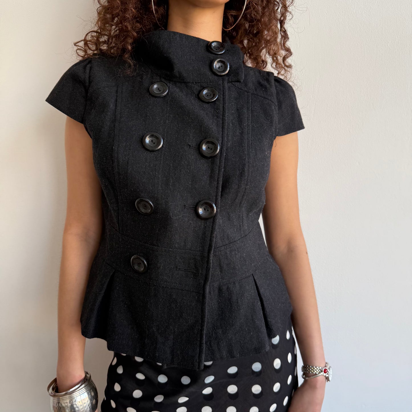 Short sleeve peacoat - Size M