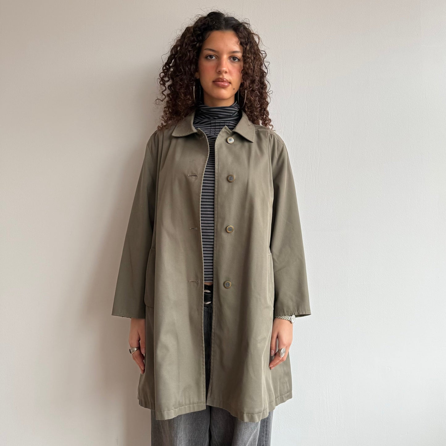 Khaki trench - Size M