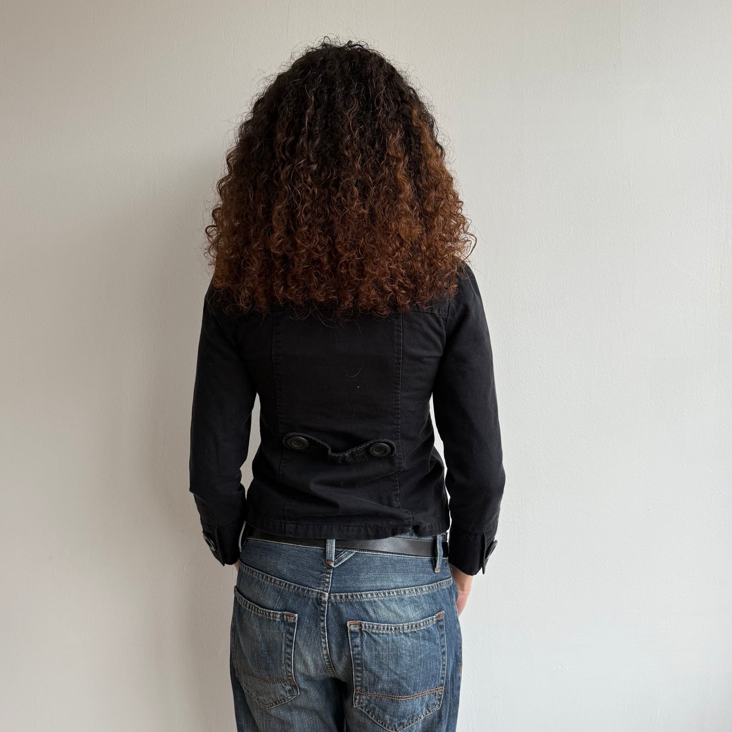 Black peacoat - Size XS