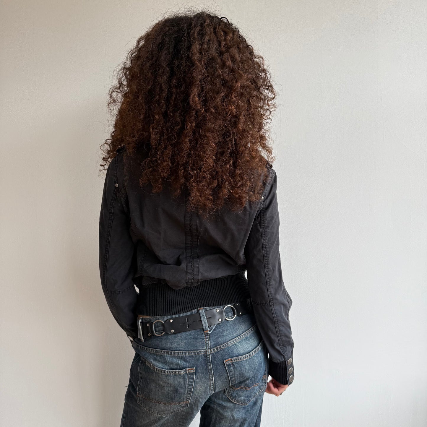 Black cargo jacket - Size S