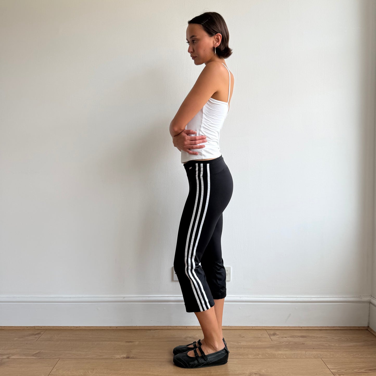 Black Adidas capris - Size S