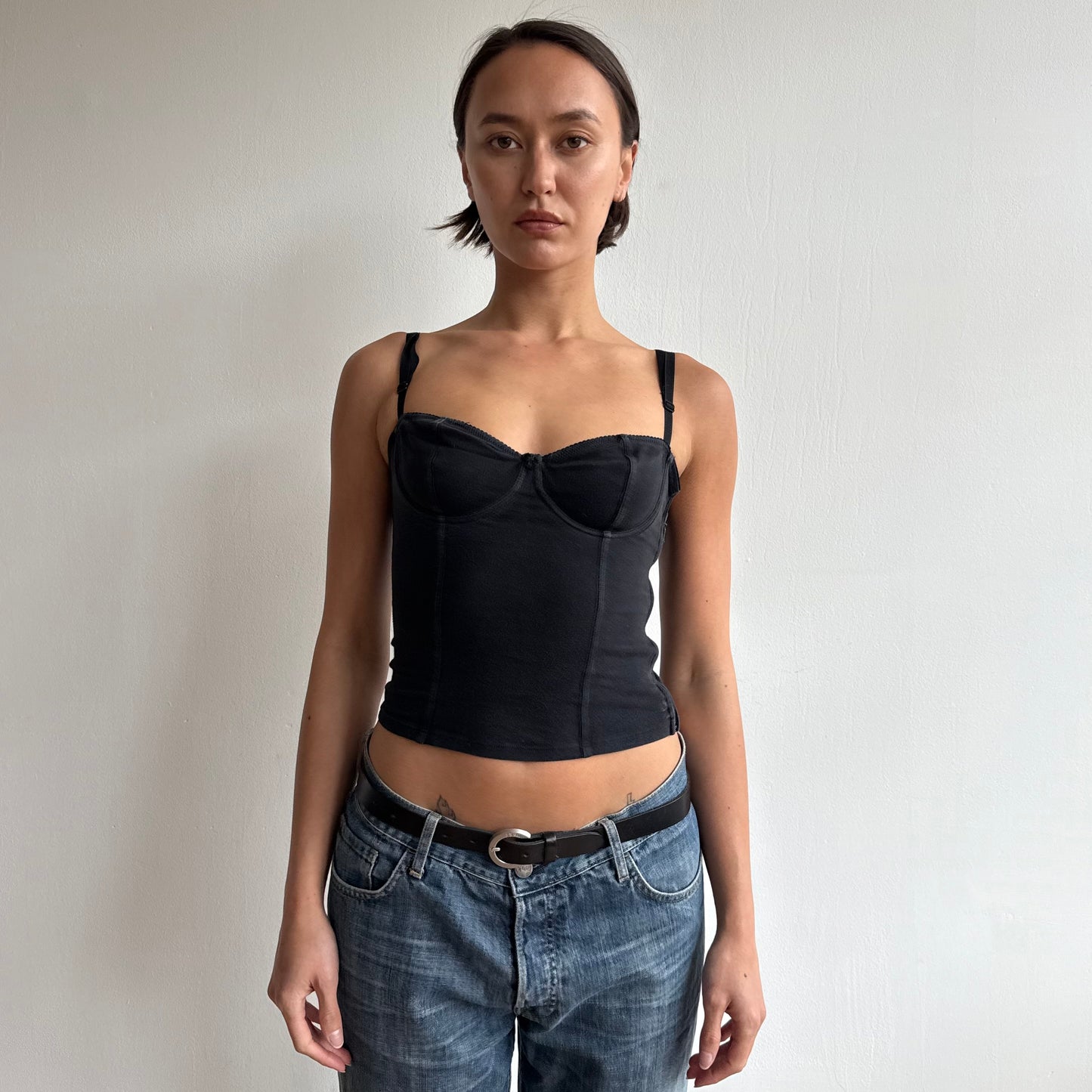 Black corset top - Size XS
