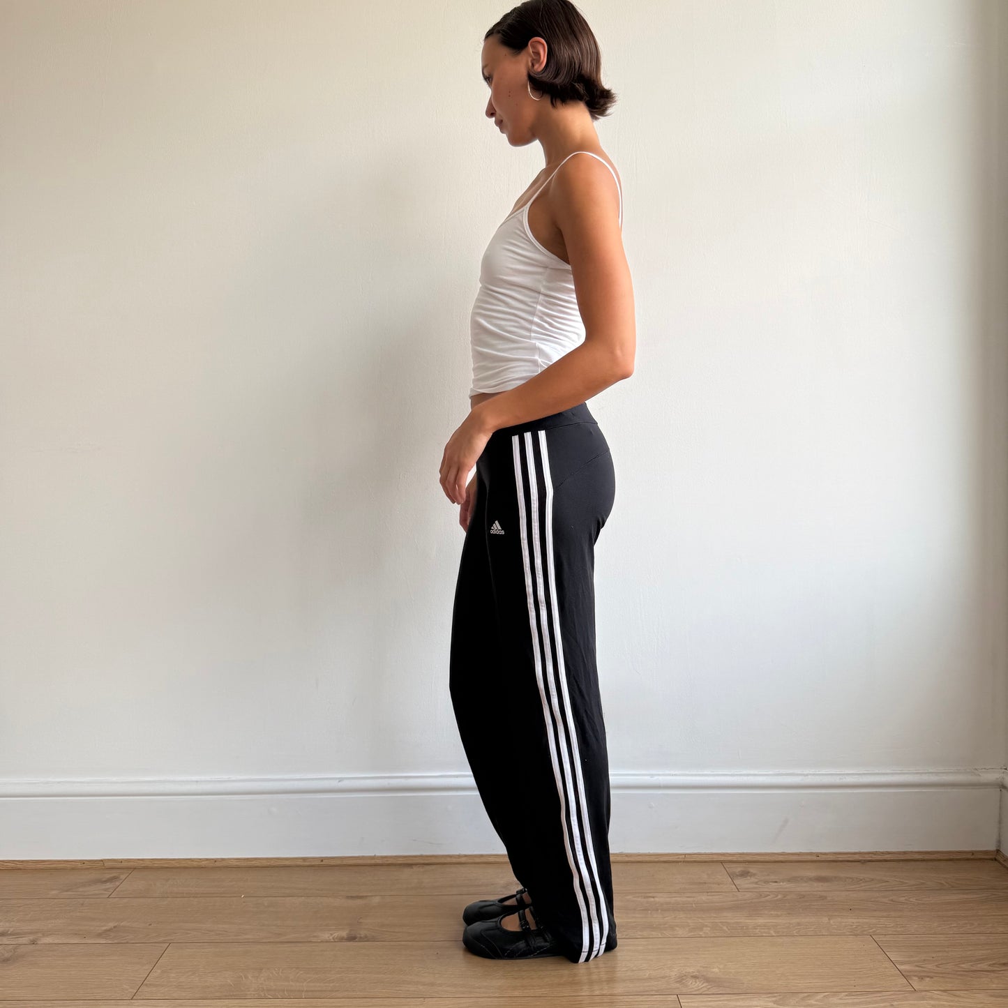 Black Adidas flared yoga pants  - Size S
