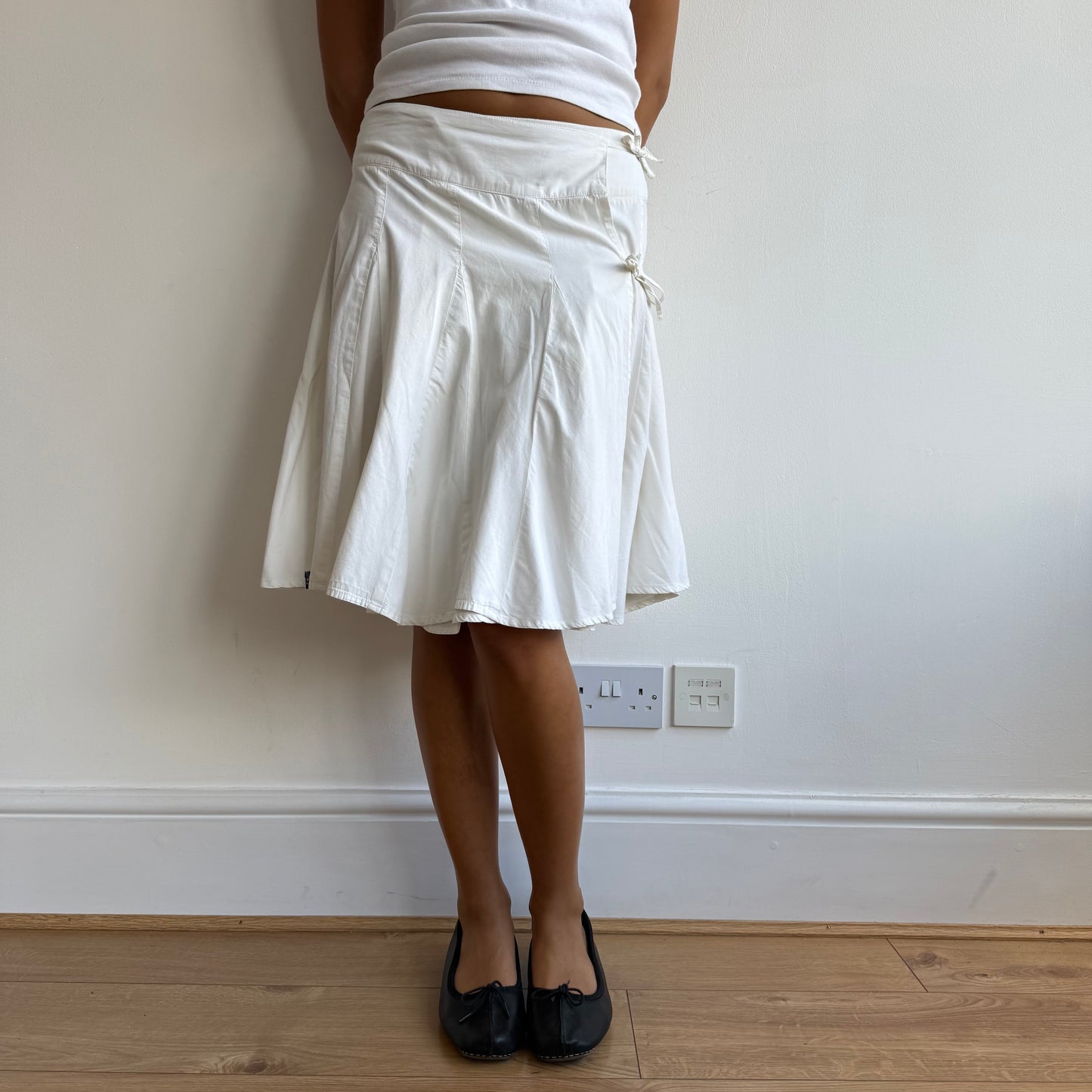 Desigual white wrap skirt - Size S
