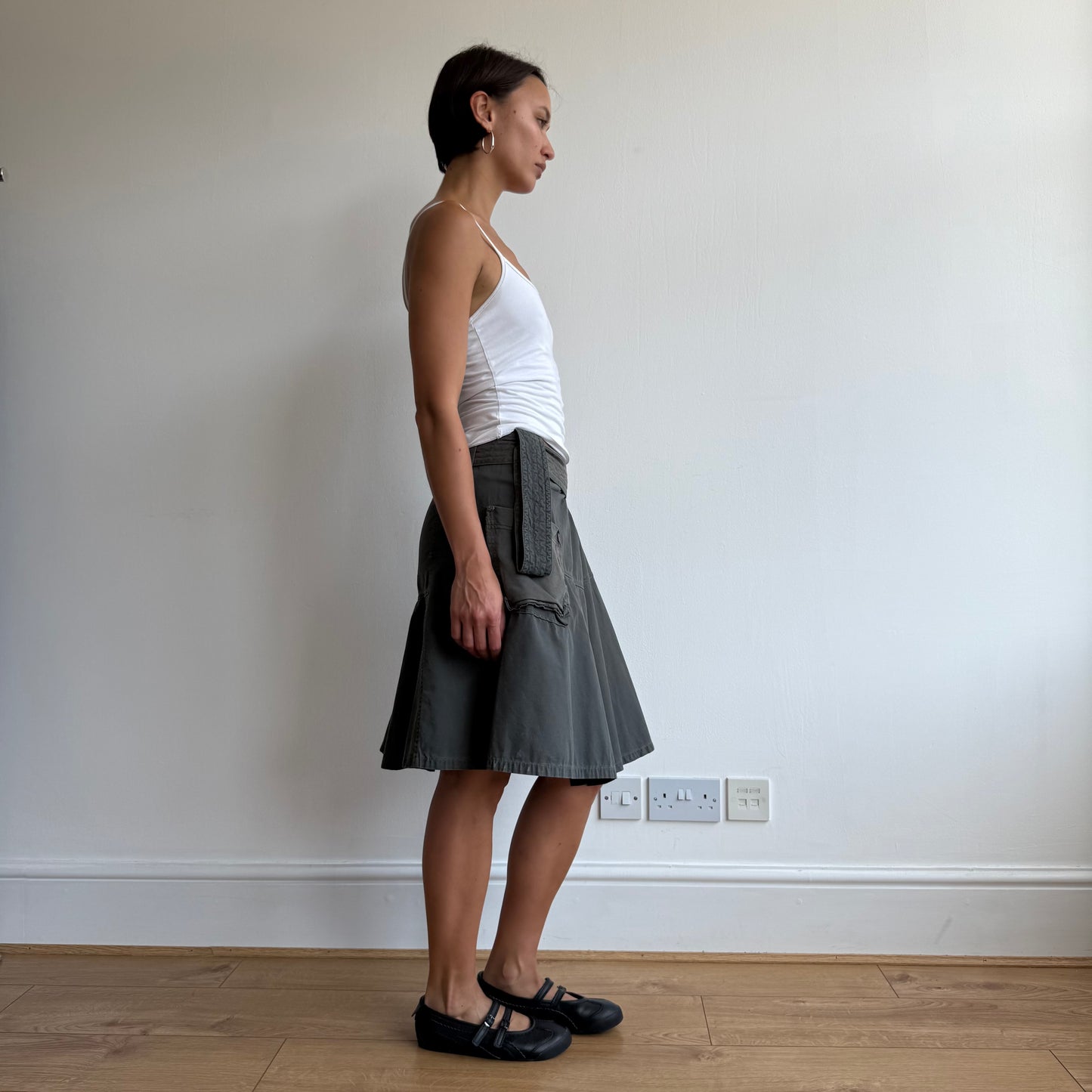 Khaki Diesel cargo skirt - Size S