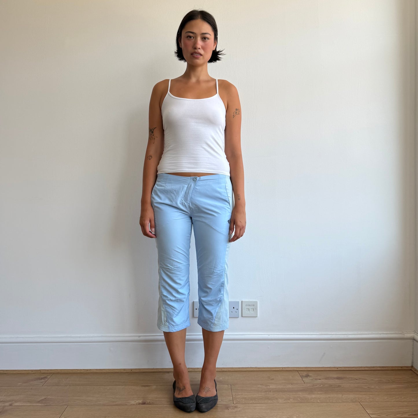 Blue Adidas capris - Size S
