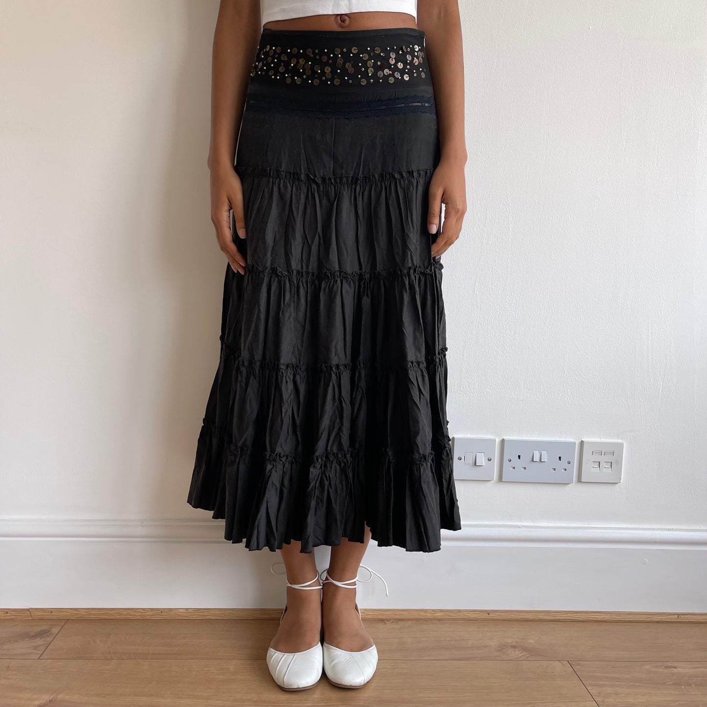 Sequin maxi skirt - Size S