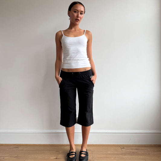 Black Adidas toggle capris - Size S